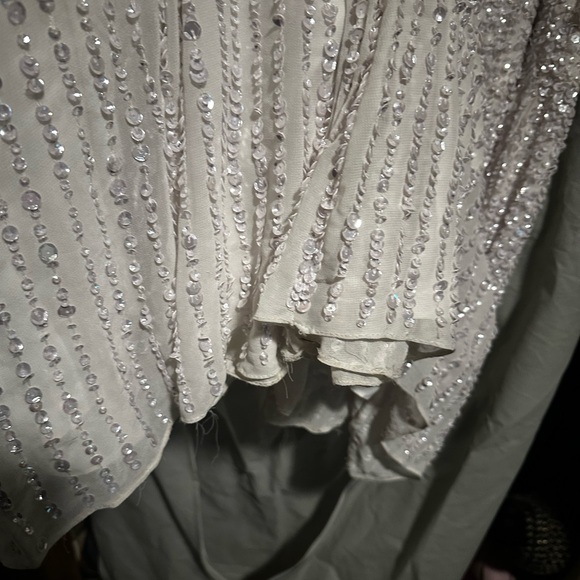 ASOS SEQUINED WEDDING GOWN size 20 - Picture 10 of 15